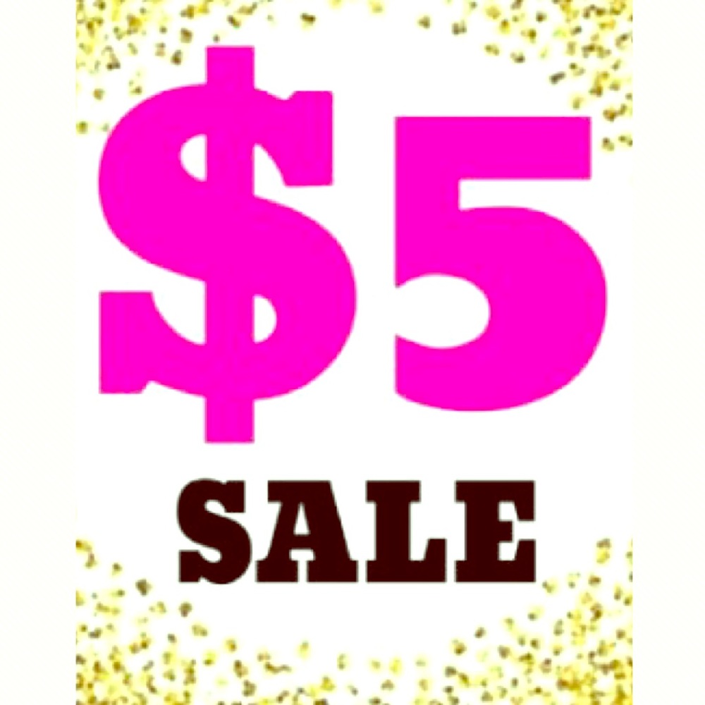 $5 sale!!! Most items $5, bundle and save!